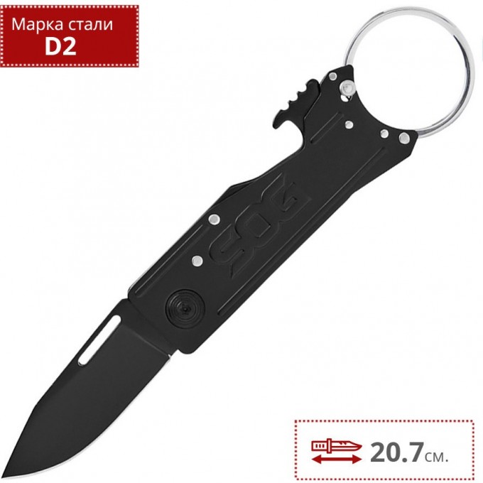 Нож SOG KEYTRON BLACKOUT KT1003 SG_KT1003 Нож SOG KEYTRON BLACKOUT KT1003 SG_KT1003