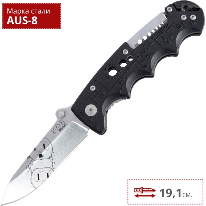 Нож SOG KILOWATT EL01 SG_EL01 Нож SOG KILOWATT EL01 SG_EL01
