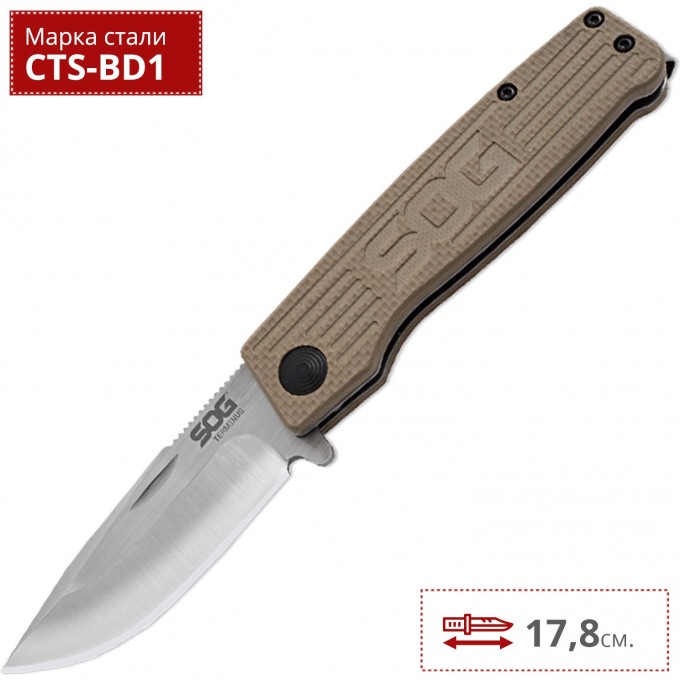 Нож SOG TERMINUS TM1001 SG_TM1001 Нож SOG TERMINUS TM1001 SG_TM1001